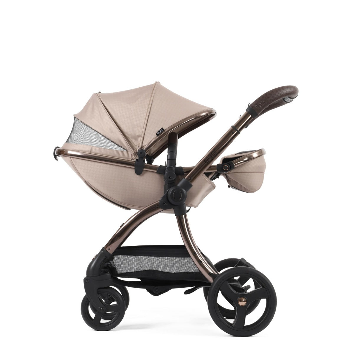 Egg 3 Luxury Shell i-Size Special Edition Travel System Bundle - Houndstooth Almond 3