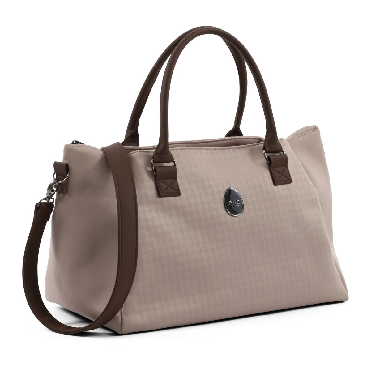 Egg 3 Overnight Bag Special Edition - Houndstooth Almond 1