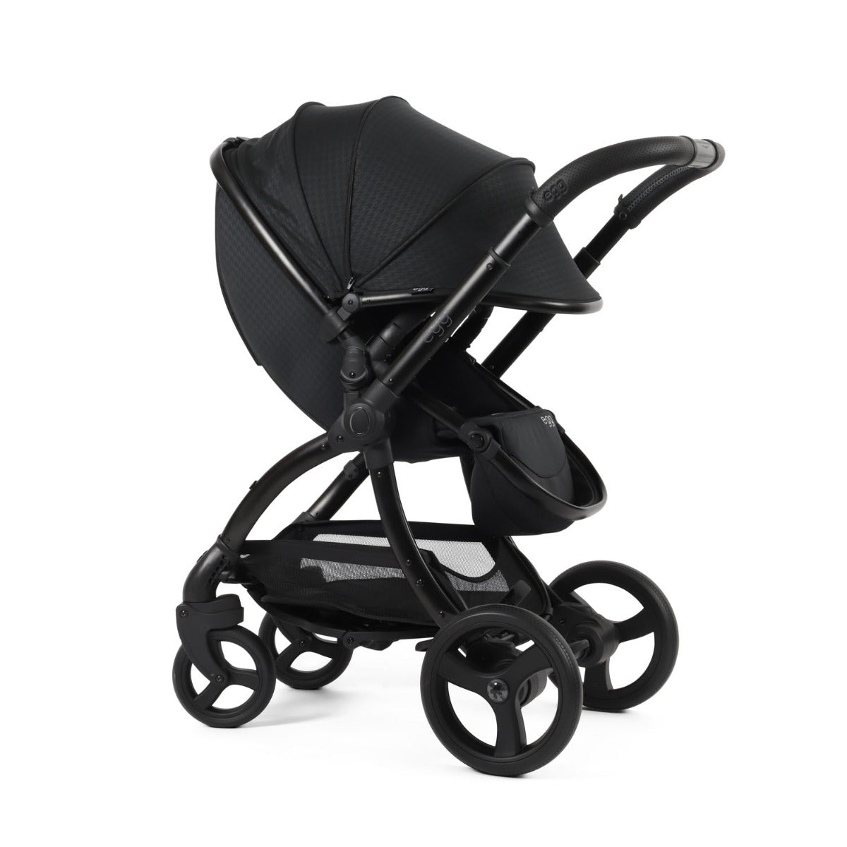 Egg 3 Luxury Shell i-Size Special Edition Travel System Bundle - Houndstooth Black 48