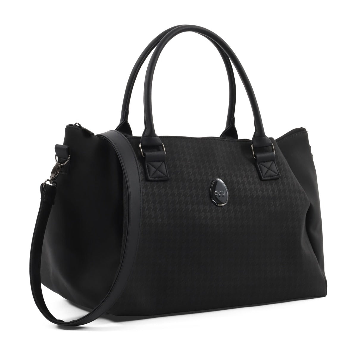 Egg 3 Overnight Bag Special Edition - Houndstooth Black 1