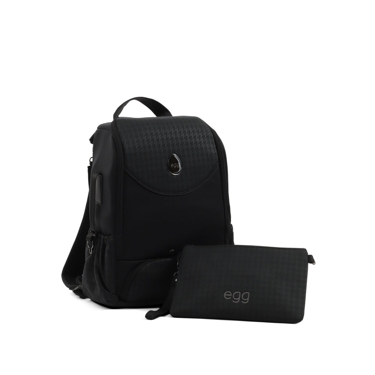 Egg 3 Luxury Shell i-Size Special Edition Travel System Bundle - Houndstooth Black 61