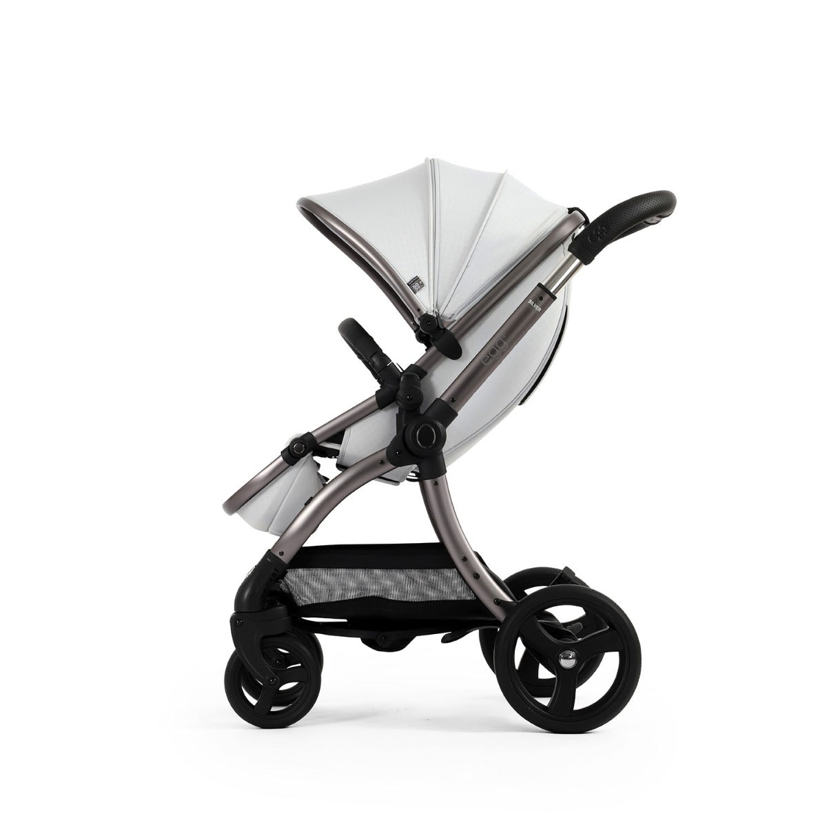 Egg 3 Luxury Shell i-Size Special Edition Travel System Bundle - Houndstooth Silver 19