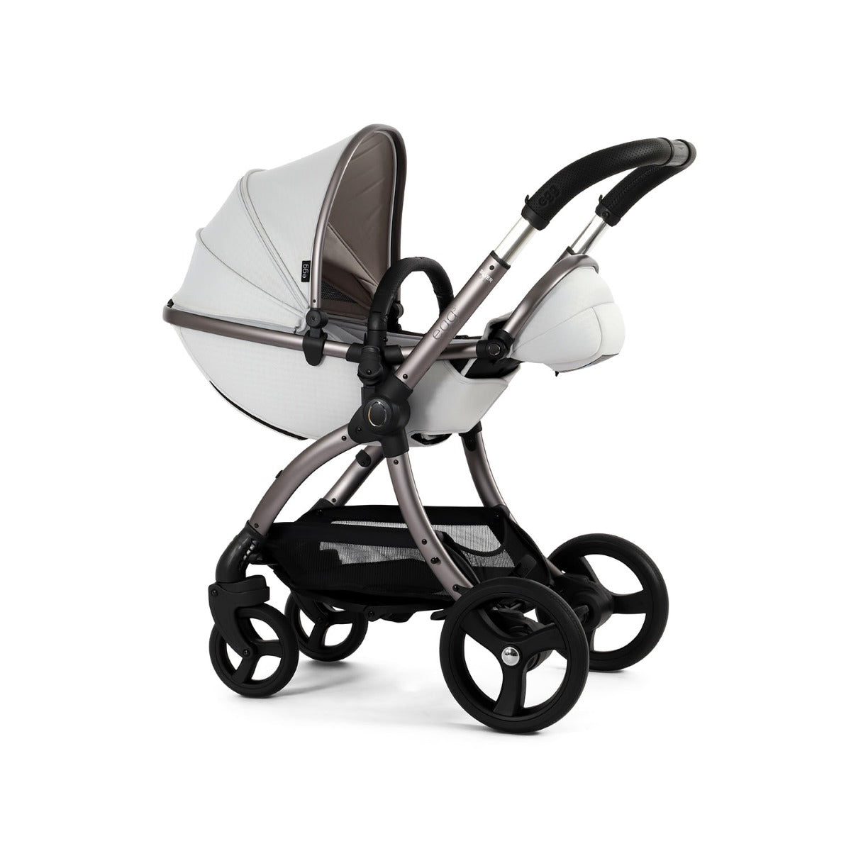 Egg 3 Luxury Maxi-Cosi Cabriofix Special Edition i-Size Travel System Bundle - Houndstooth Silver 29