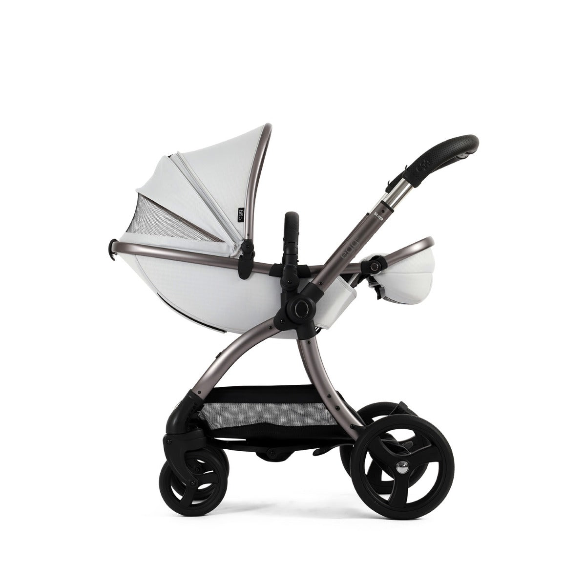 Egg 3 Luxury Shell i-Size Special Edition Travel System Bundle - Houndstooth Silver 3