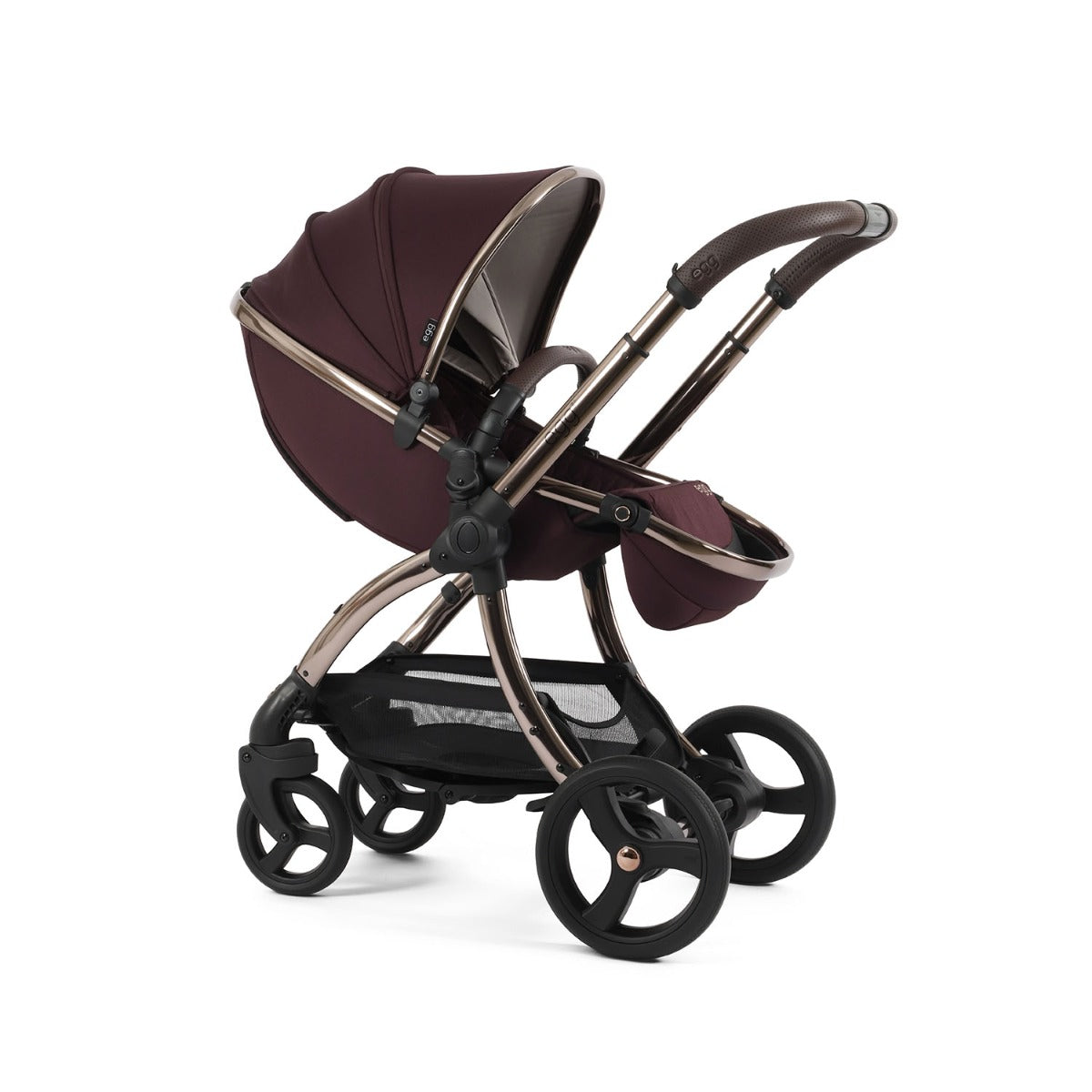 Egg 3 Stroller and Carrycot - Mulberry 24
