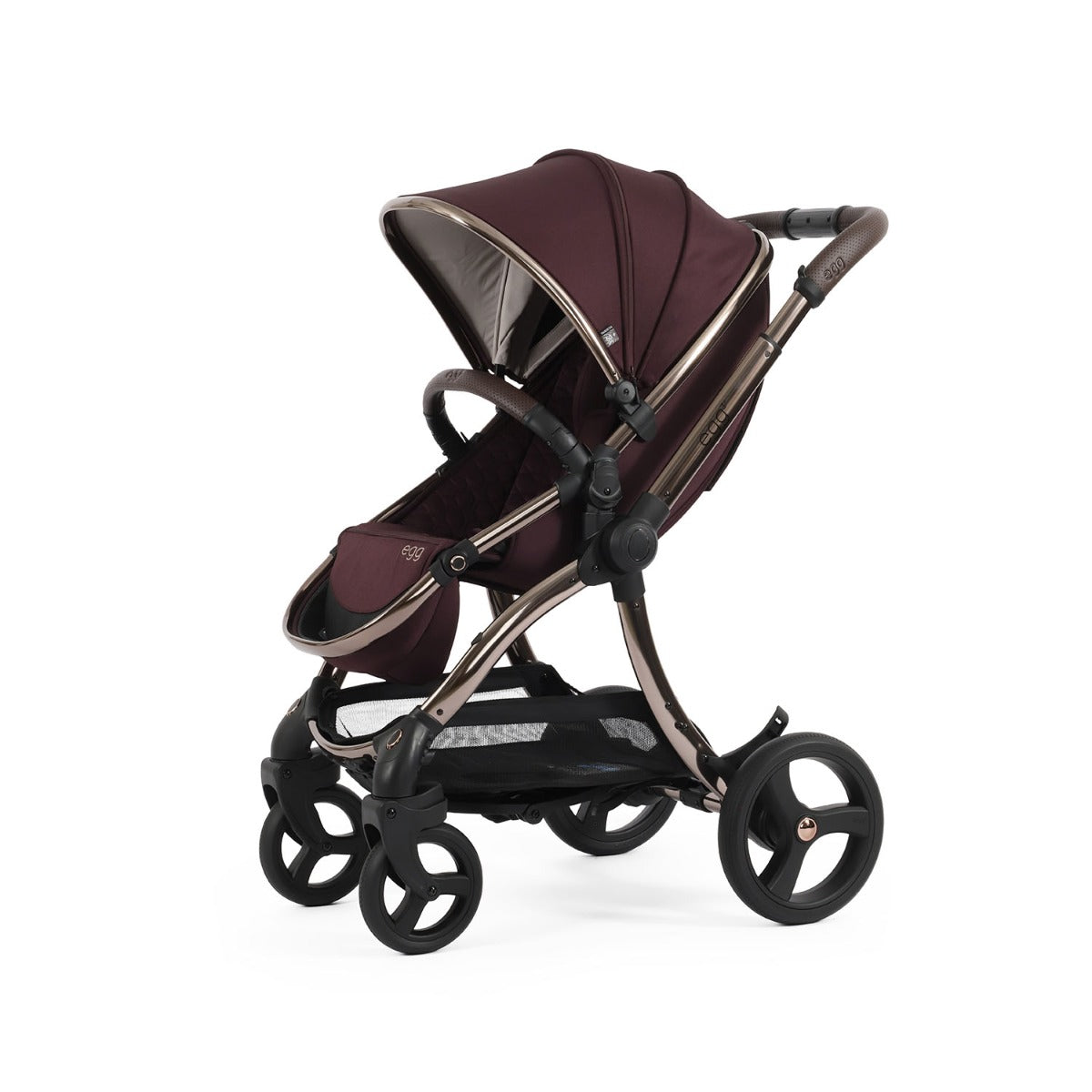 Egg 3 Stroller and Carrycot - Mulberry 38