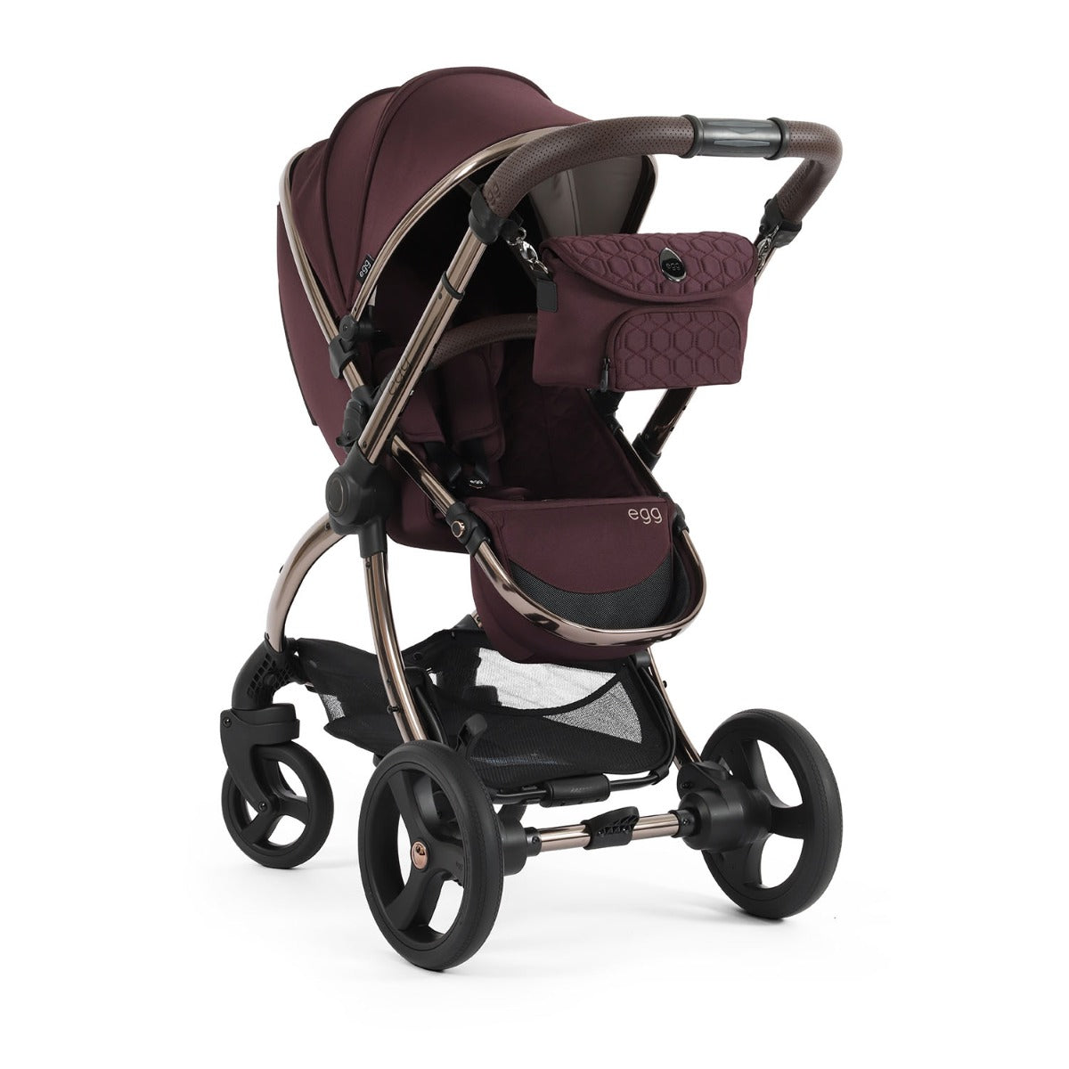 Egg 3 Stroller and Carrycot - Mulberry 23