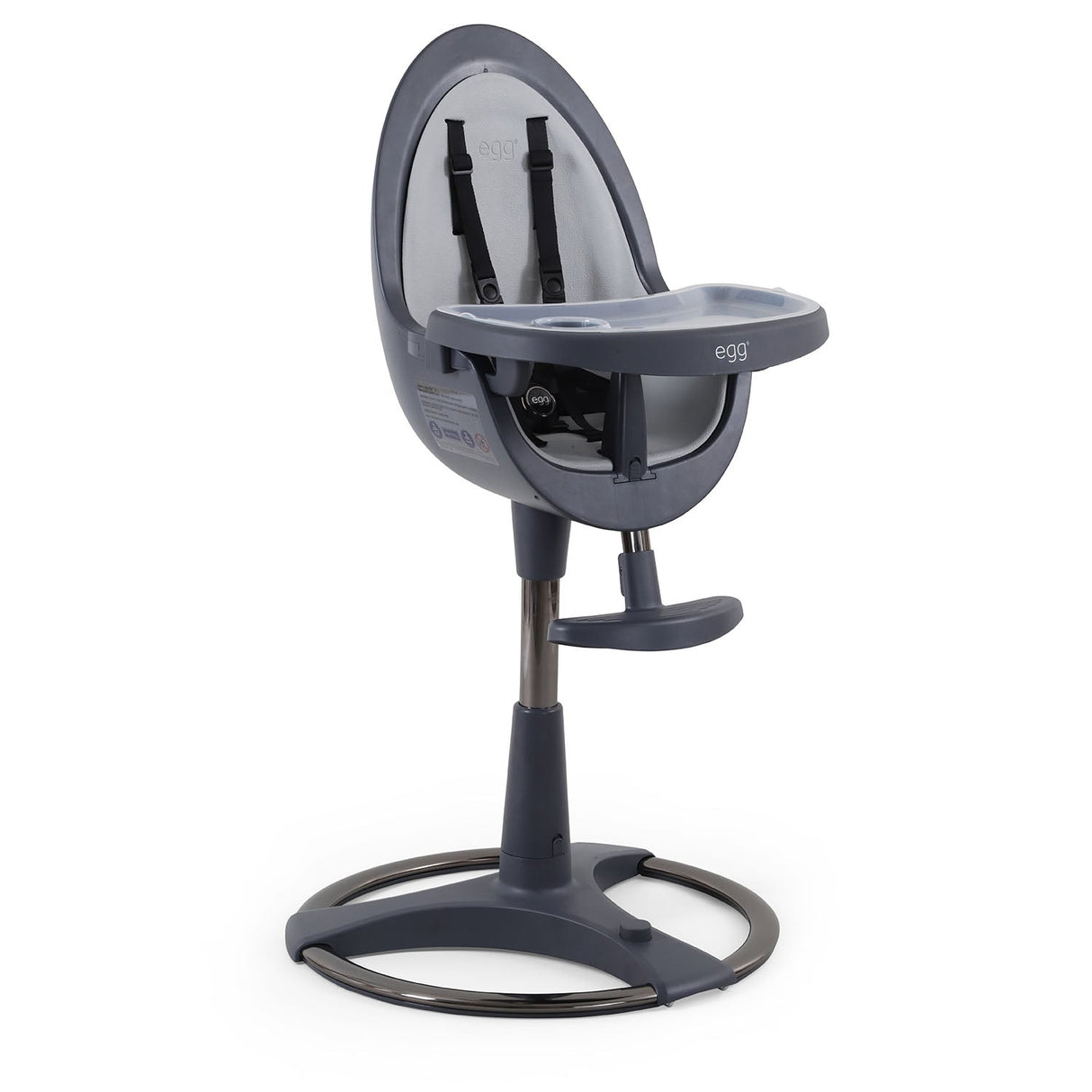 Egg Home Highchair - Grey 1