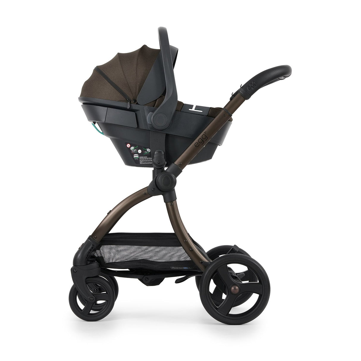 Egg 3 Luxury Shell 360 Travel System Bundle - Chocolate Velvet