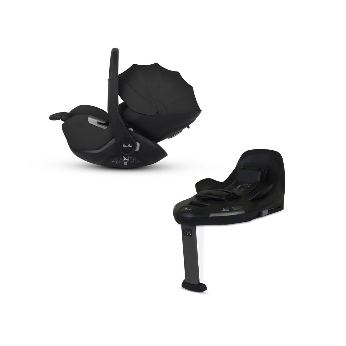 Silver Cross Glide Plus 360 Infant Car Seat & Base Plus 360 - Iconic Black 1