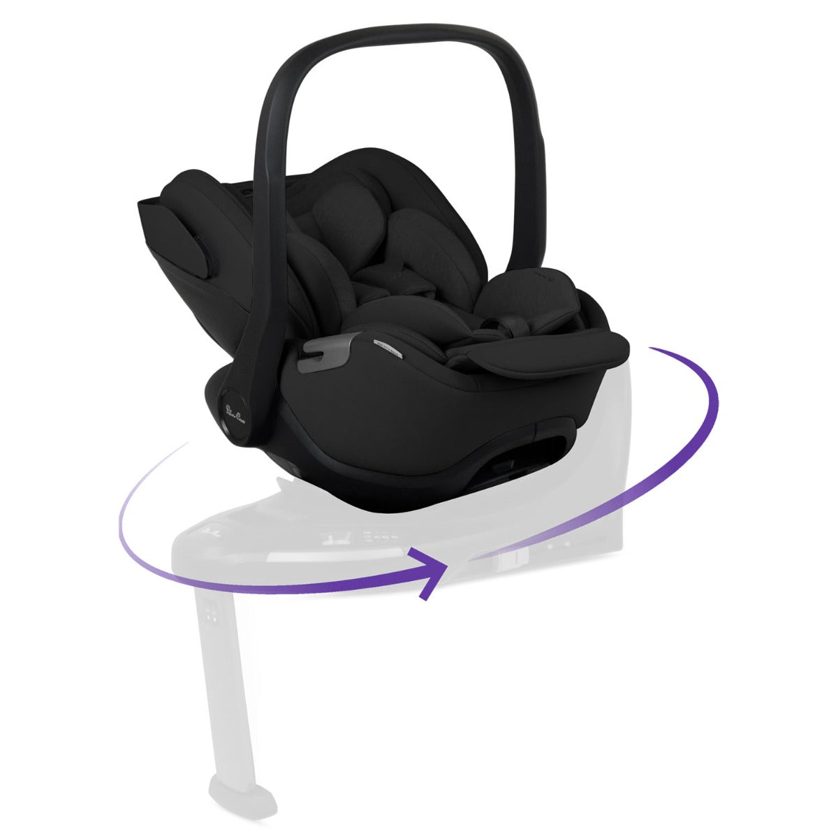 Silver Cross Glide Plus 360 Infant Car Seat - Iconic Black 7