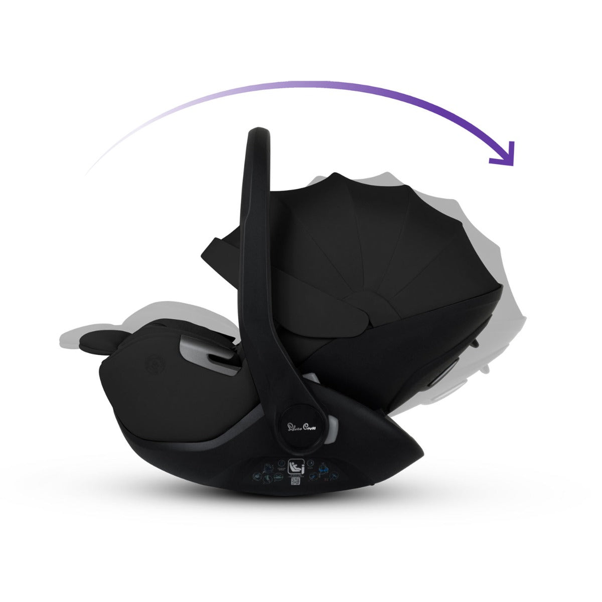 Silver Cross Glide Plus 360 Infant Car Seat - Iconic Black 8