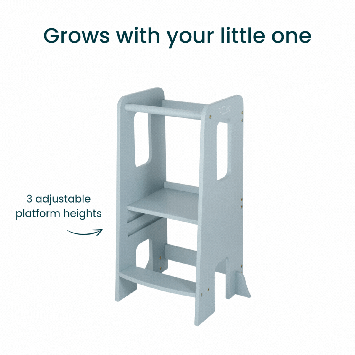 Tutti Bambini Helping Hands Montessori Toddler Learning Tower - Ocean Stone