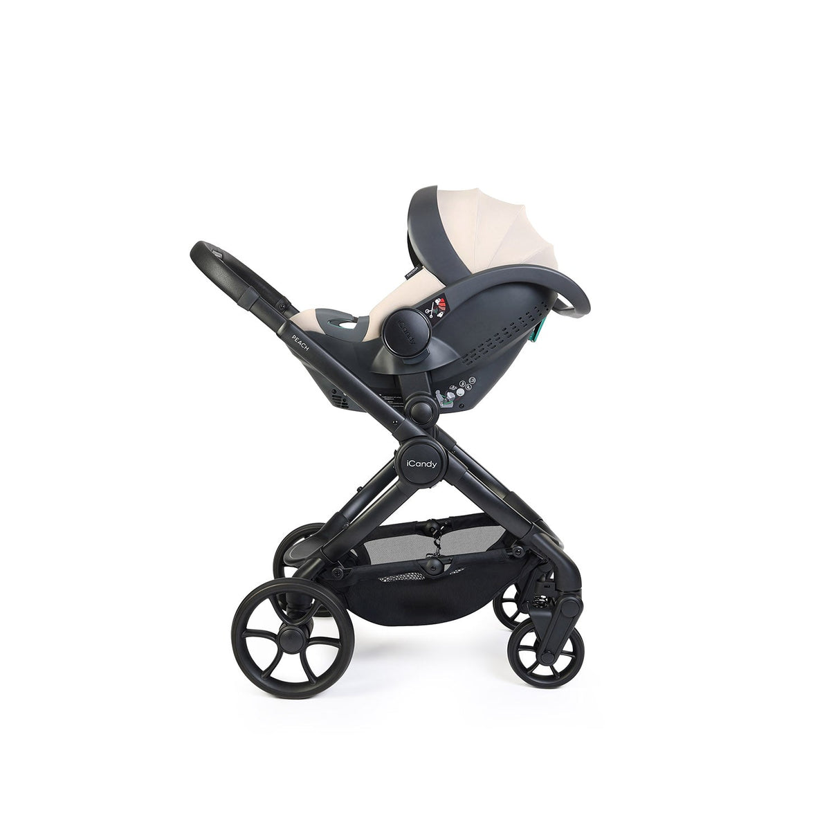 iCandy Peach 8 Cocoon 360 Car Seat & Base Bundle - Taupe