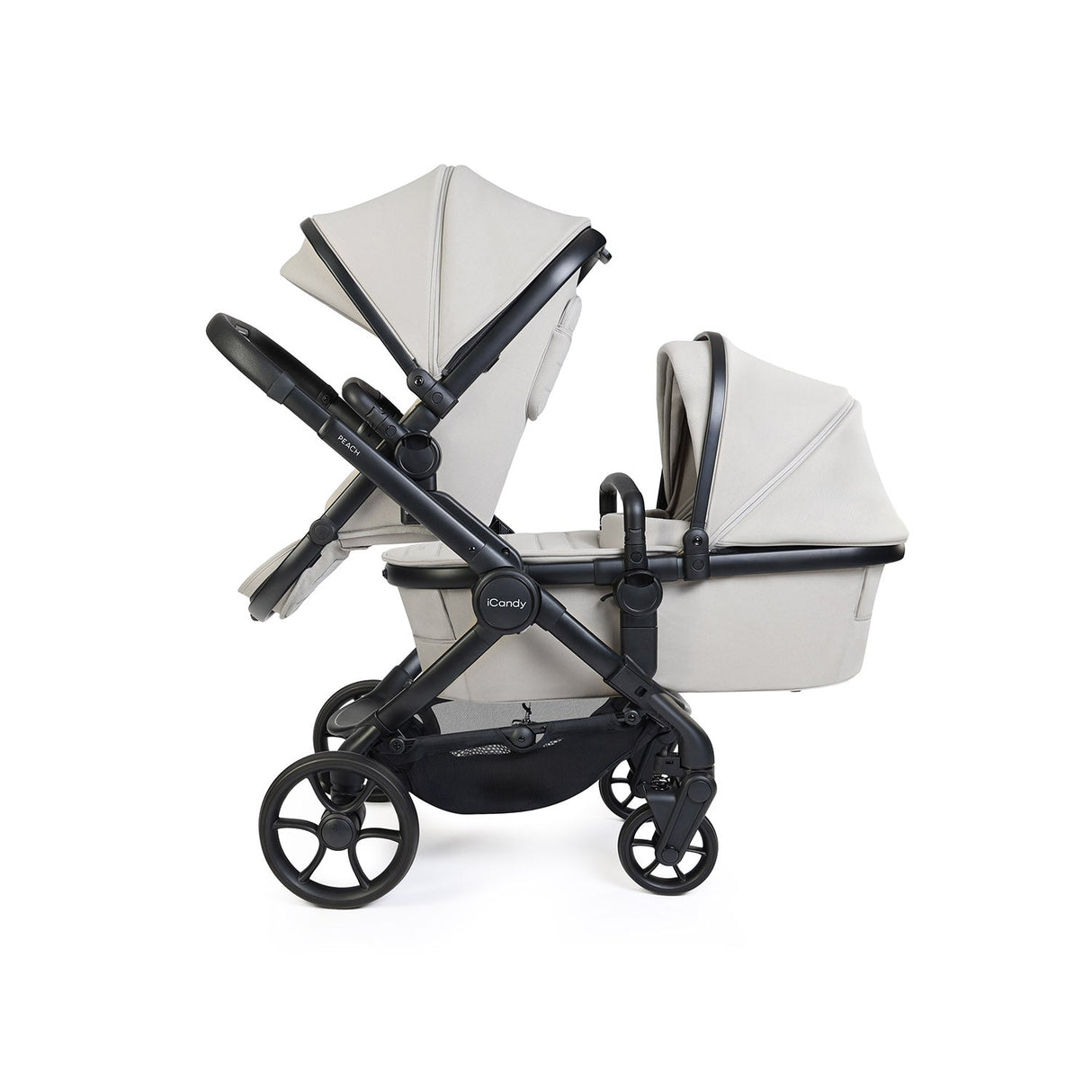 iCandy Peach 8 Double Cocoon 360 Car Seat & Base Bundle - Taupe