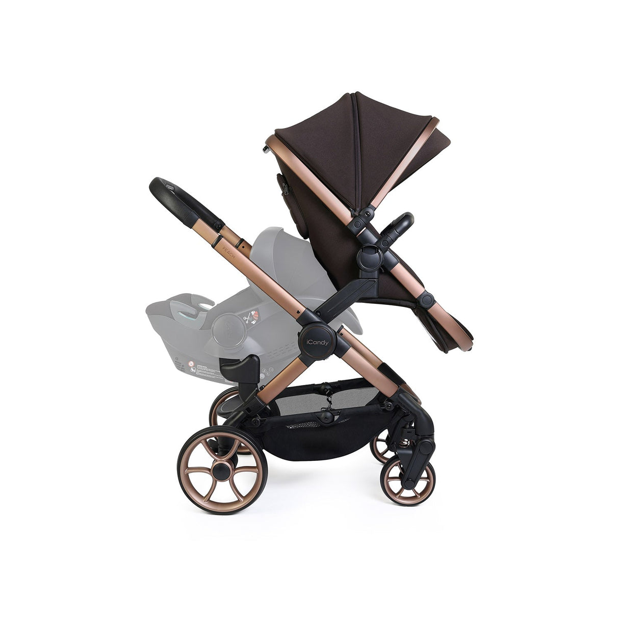iCandy Peach 8 Editions Double Pushchair & Carrycot Combo - Pecan