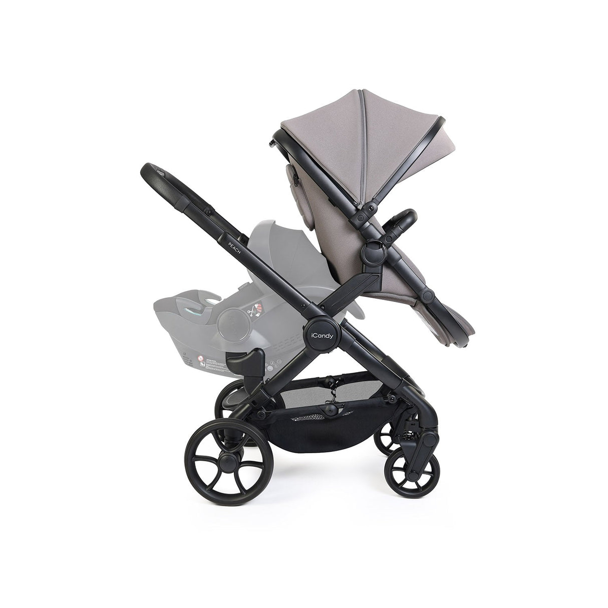 iCandy Peach 8 Double Pushchair & Carrycot Combo - Porcini