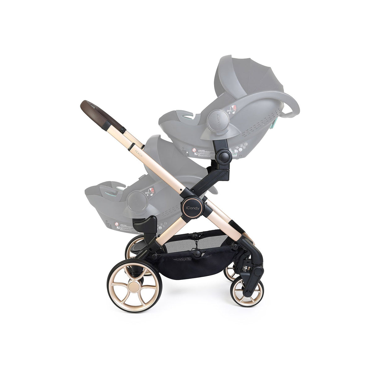 iCandy Peach 8 Editions Twin Pushchair & Carrycot Combo - Biscotti