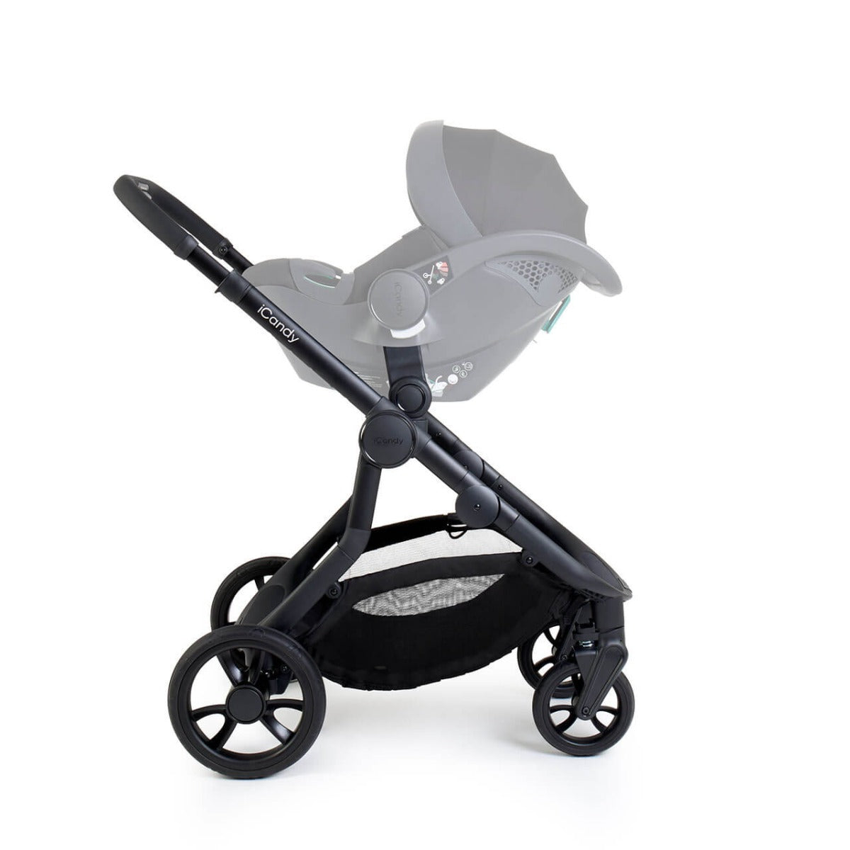 iCandy Orange 4 Travel System Bundle with Maxi-Cosi Cabriofix i-Size & Base - Black Edition 16