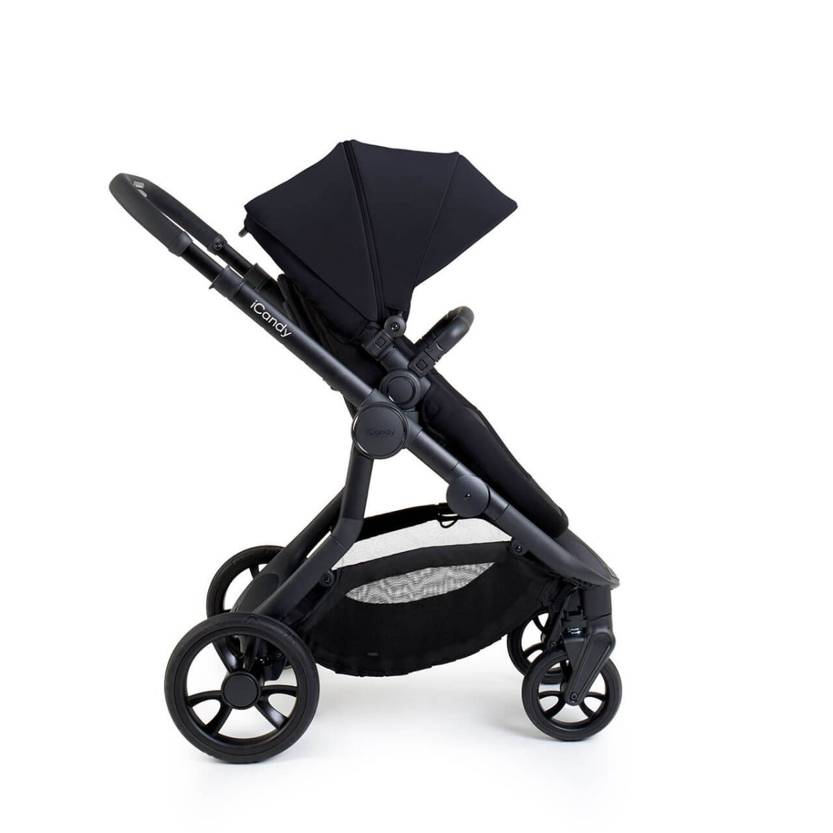 iCandy Orange 4 Travel System Bundle with Maxi-Cosi Cabriofix i-Size & Base - Black Edition 17