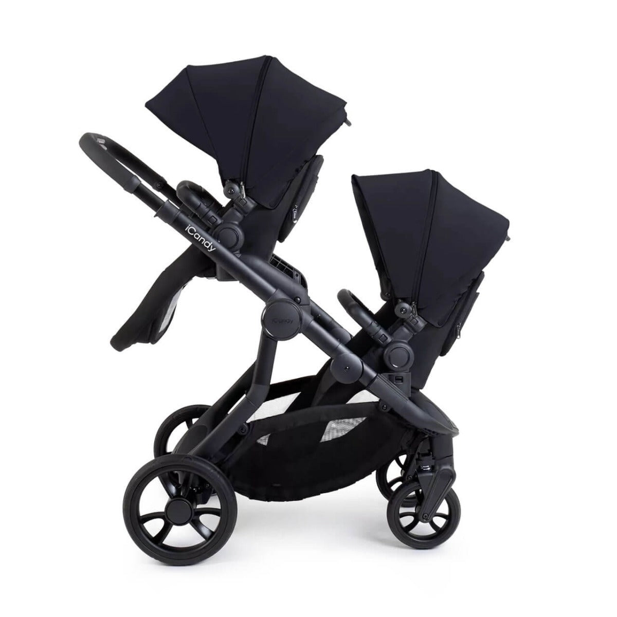 iCandy Orange 4 Twin Pushchair with Complete Accessory Bundle - Black Edition 6