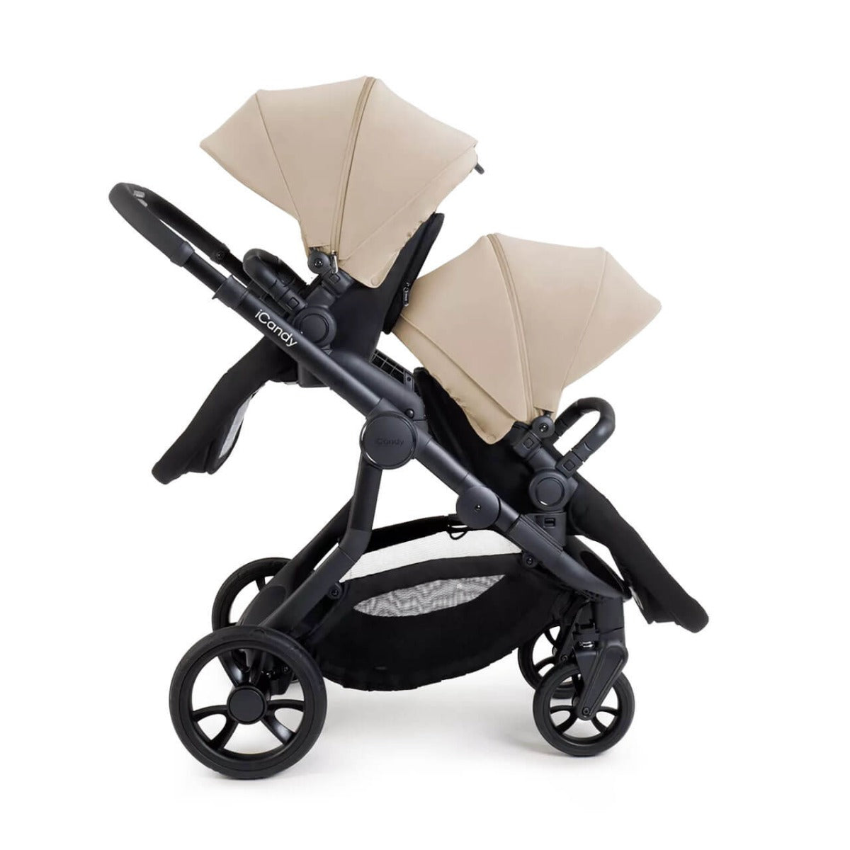 iCandy Orange 4 Twin Cocoon i-Size Complete Travel System Bundle - Latte 7