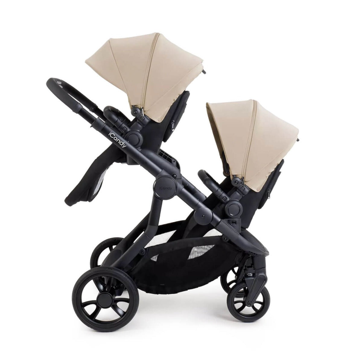 iCandy Orange 4 Twin Cocoon i-Size Complete Travel System Bundle - Latte 8
