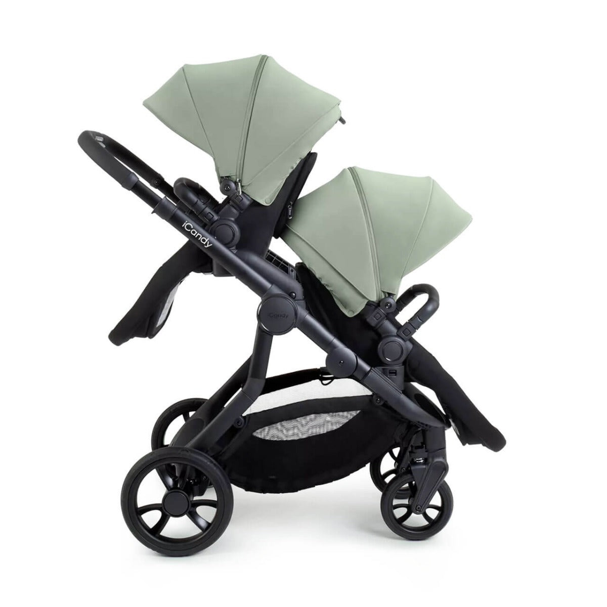iCandy Orange 4 Twin Pushchair with Complete Accessory Bundle - Pistachio 5
