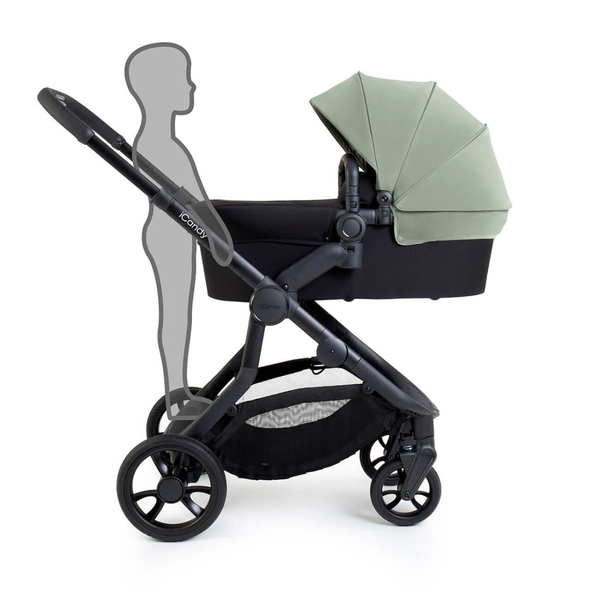 iCandy Orange 4 Pushchair with Complete Accessory Bundle - Pistachio 10