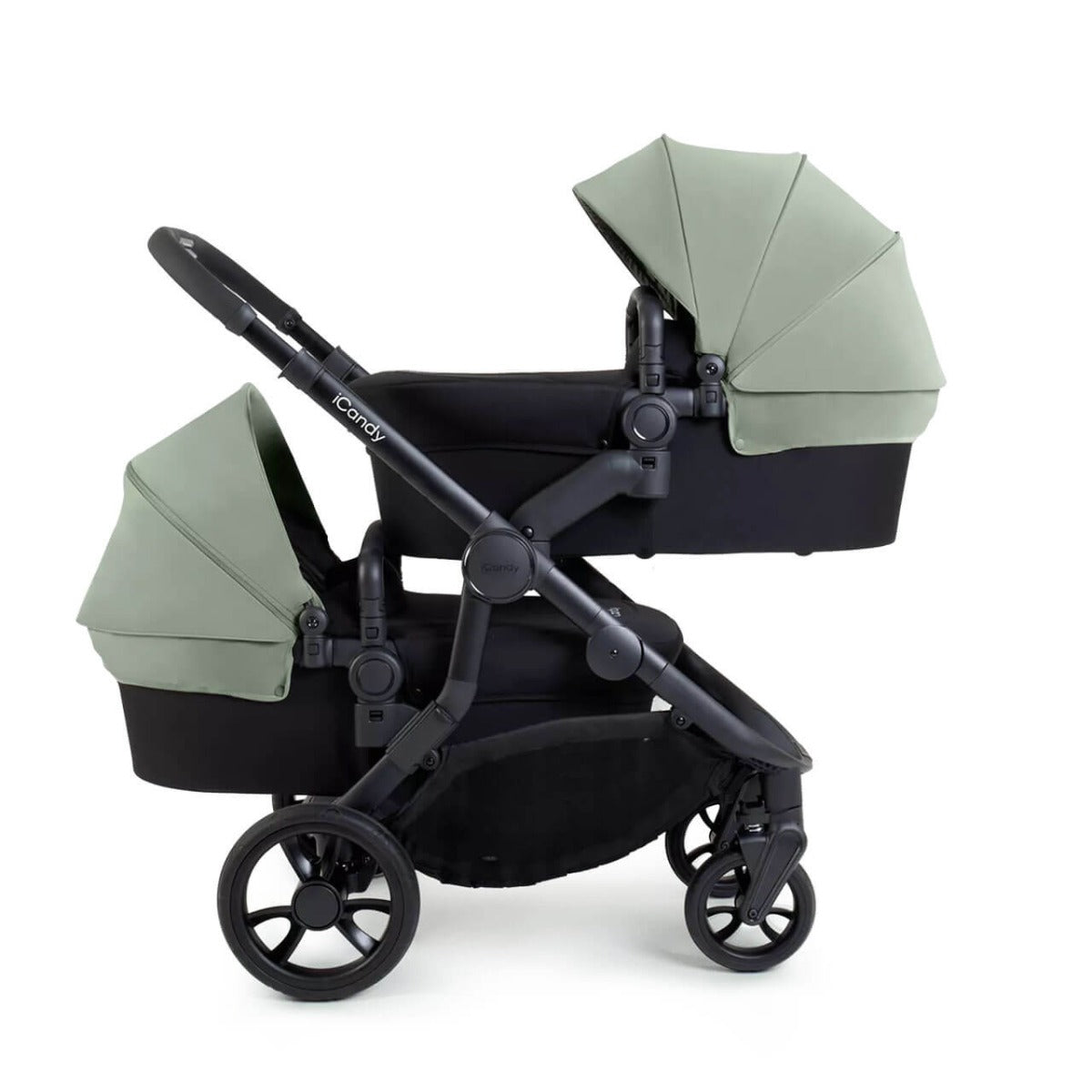 iCandy Orange 4 Twin Pushchair with Complete Accessory Bundle - Pistachio 3