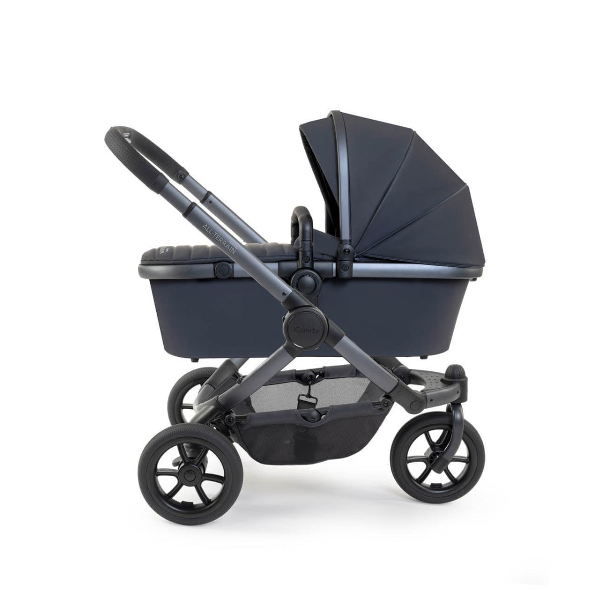 iCandy Peach 7 All-Terrain Complete Travel System with Maxi-Cosi Cabriofix i-Size & Base - Nimbus/Storm 3
