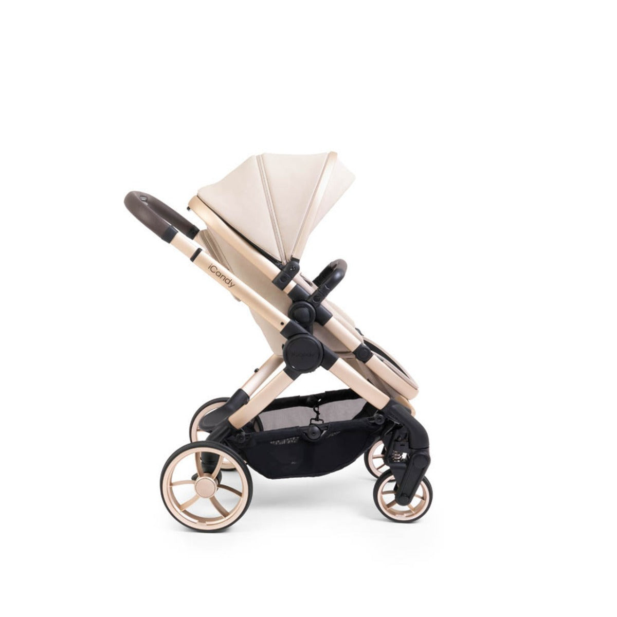 iCandy Peach 7 Travel System Bundle with Maxi-Cosi Pebble 360 iSize Car Seat & Base - Biscotti 3