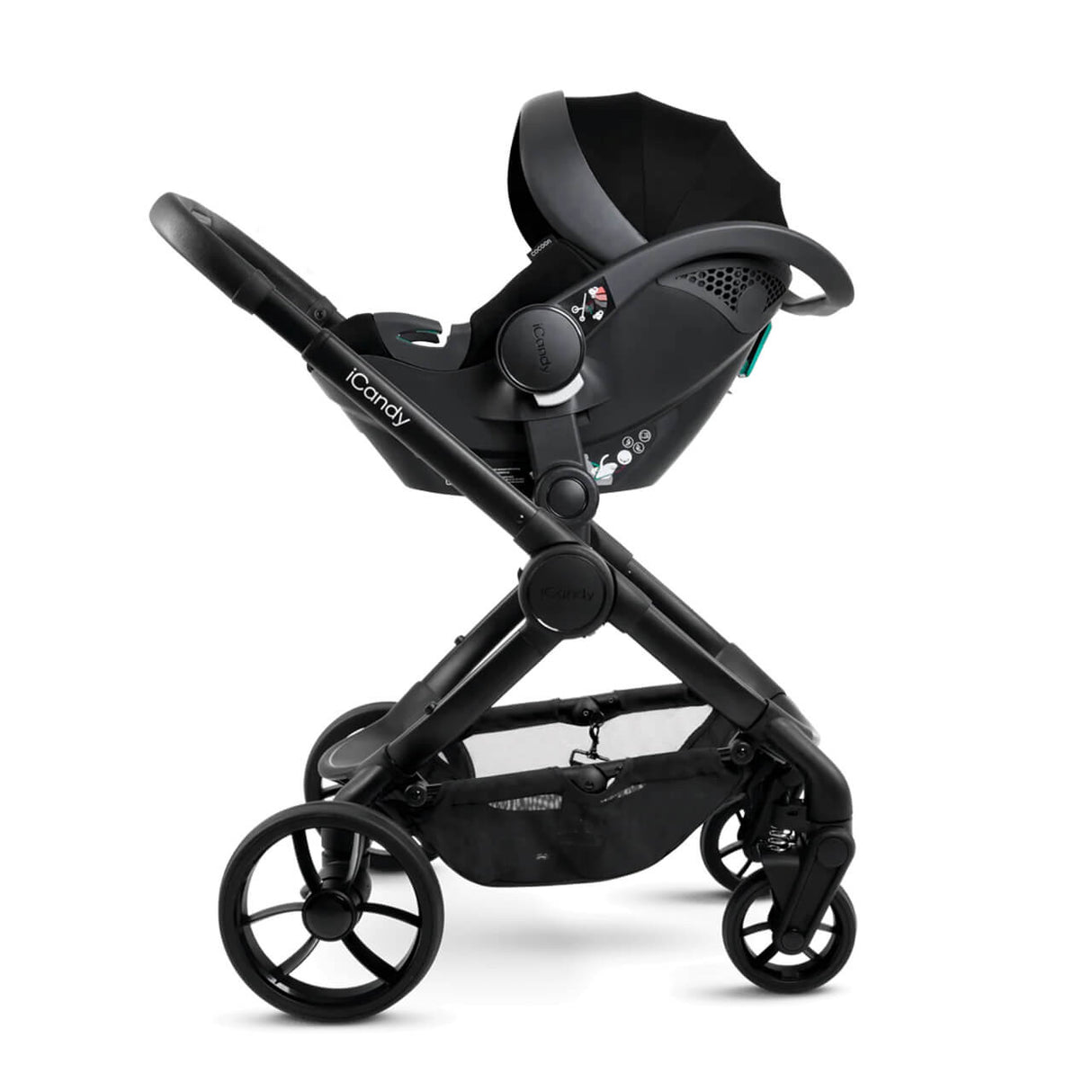 iCandy Peach 7 Travel System Bundle with Cocoon i-Size Car Seat & Base - Porcini