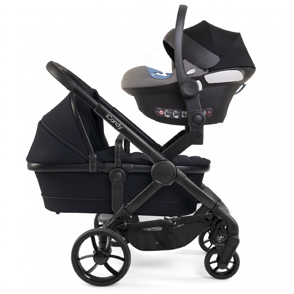 iCandy Peach 7 Twin Pushchair - Black Edition 6