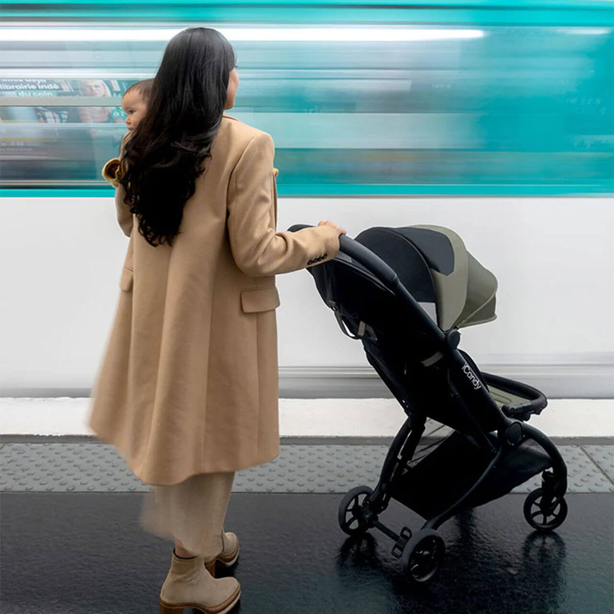 iCandy Pip Compact Stroller - Sage 9