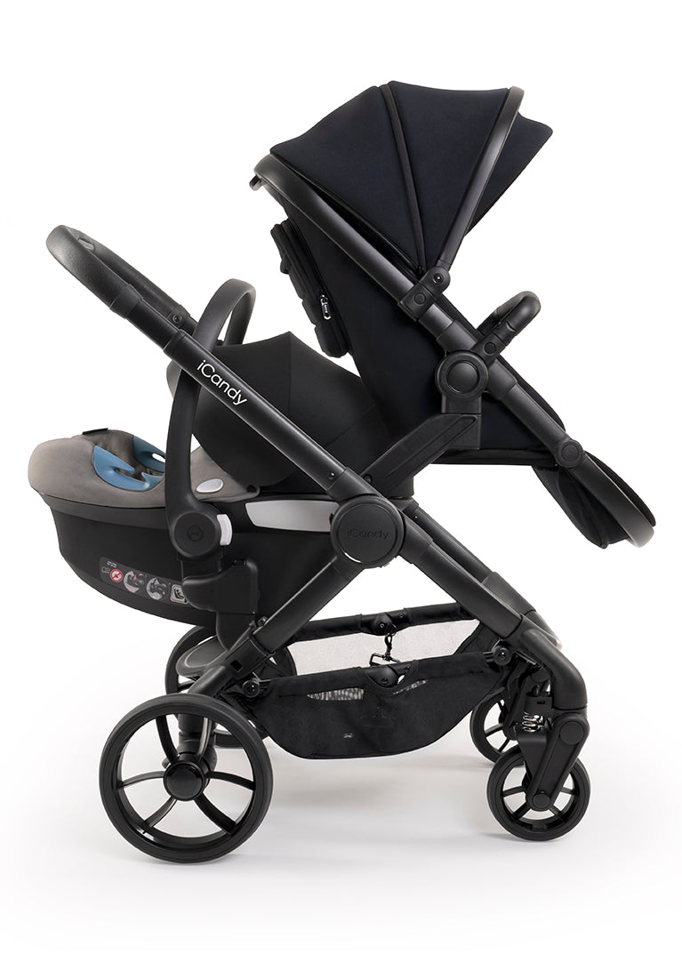 iCandy Peach 7 Double Pushchair - Black Edition 7
