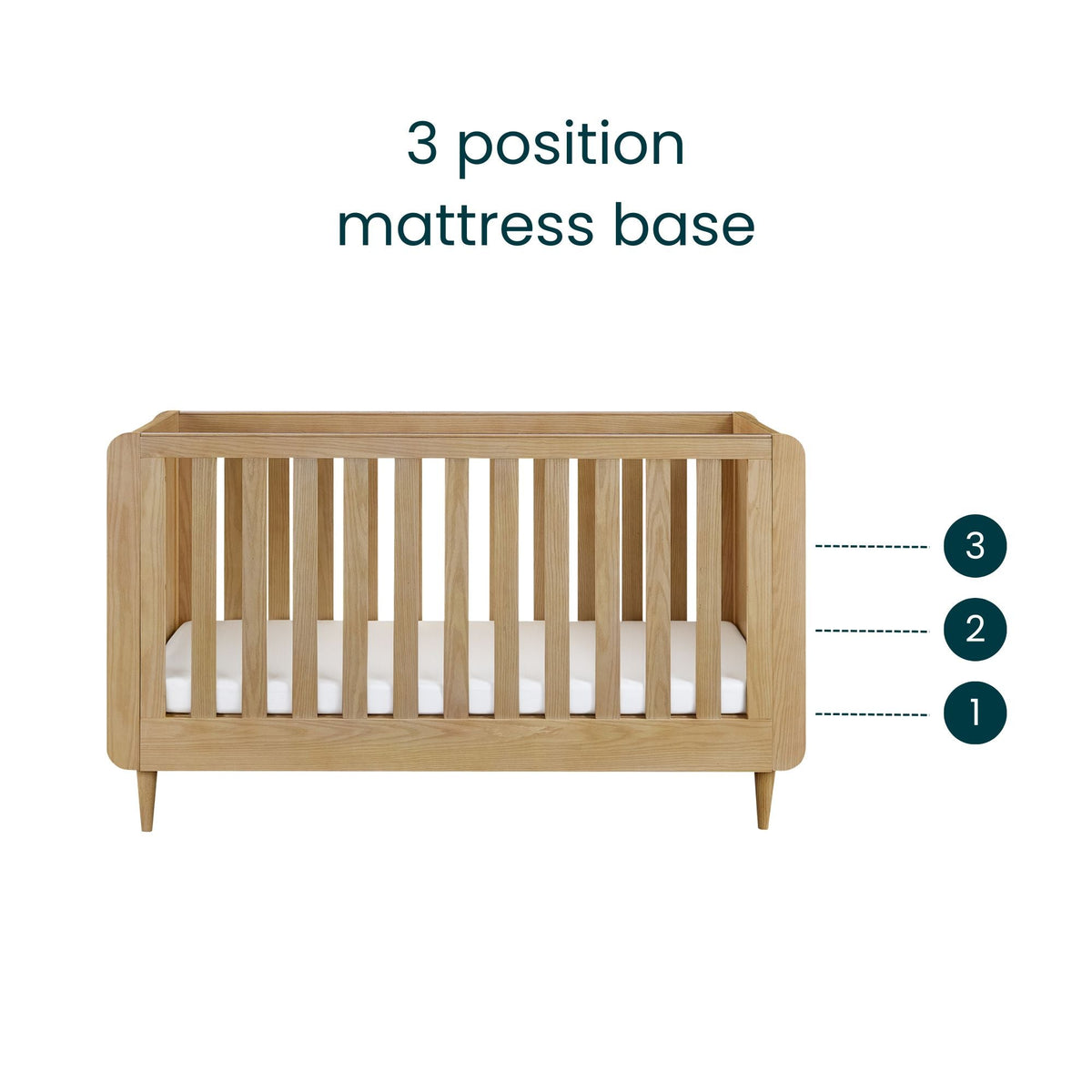 Tutti Bambini Japandi 3pc Room Set - Light Oak