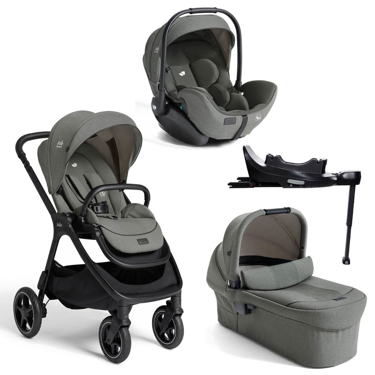Joie Finiti Signature Flex Travel System with i-Level Recline - Evergreen 1