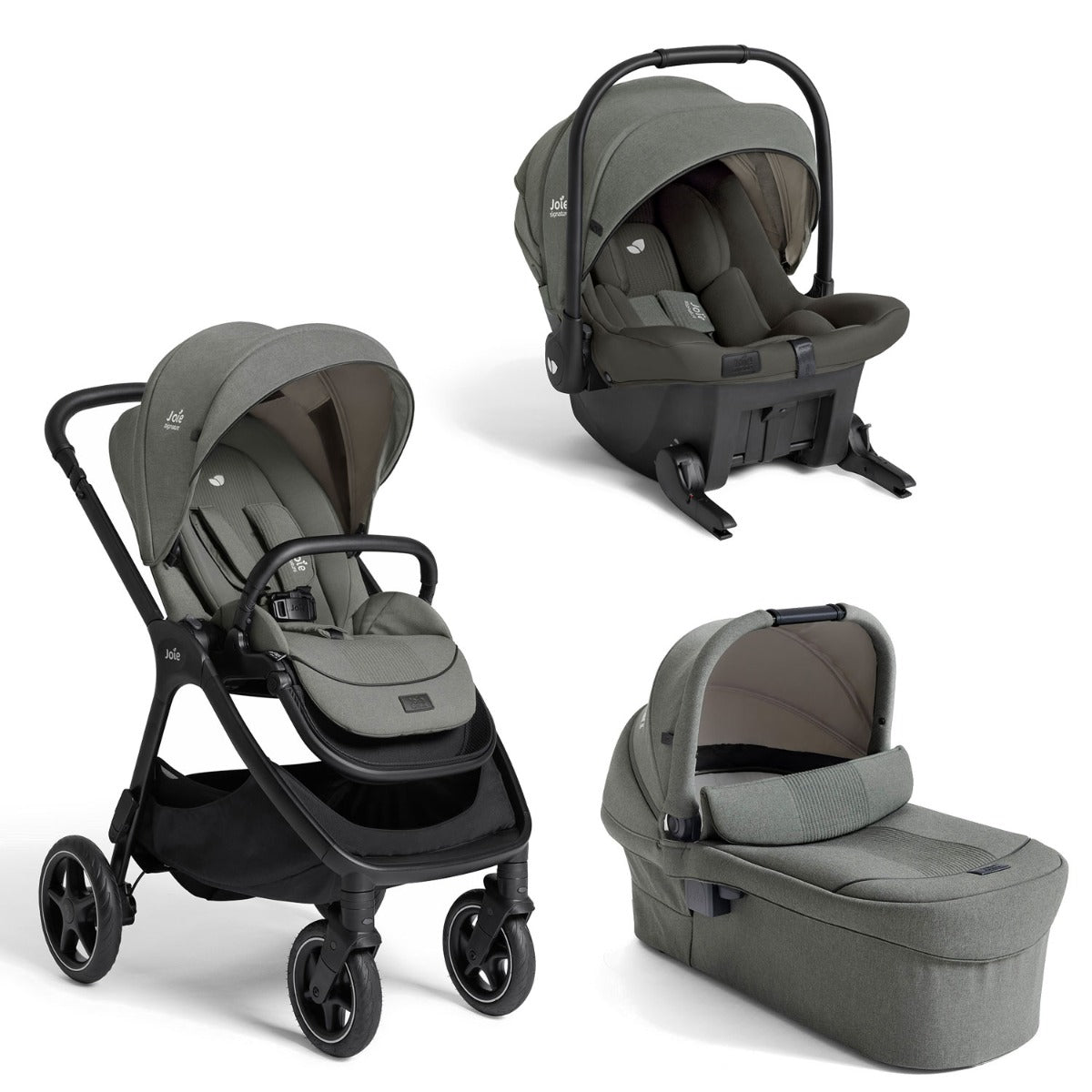 Joie Finiti Signature Flex Click & Go Travel System with Sprint - Evergreen 1