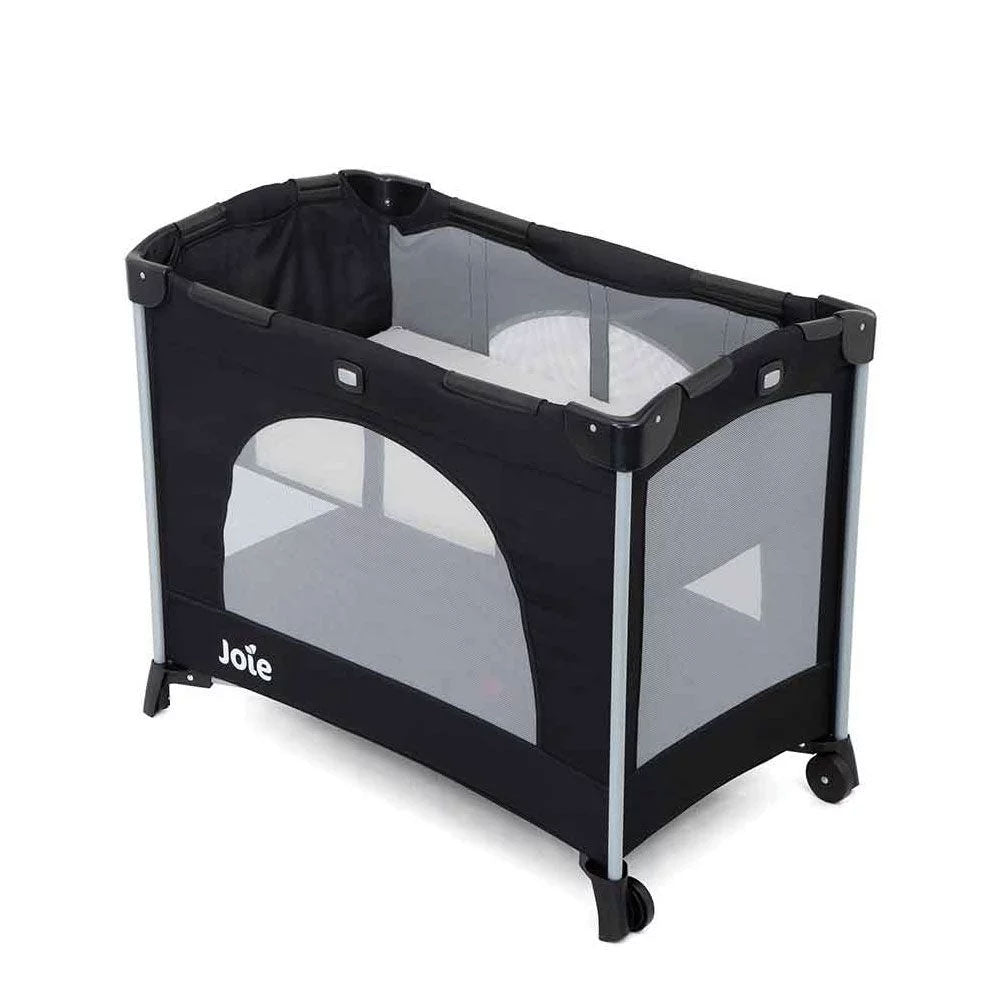 Joie Kubbie Travel Cot - Coal 1