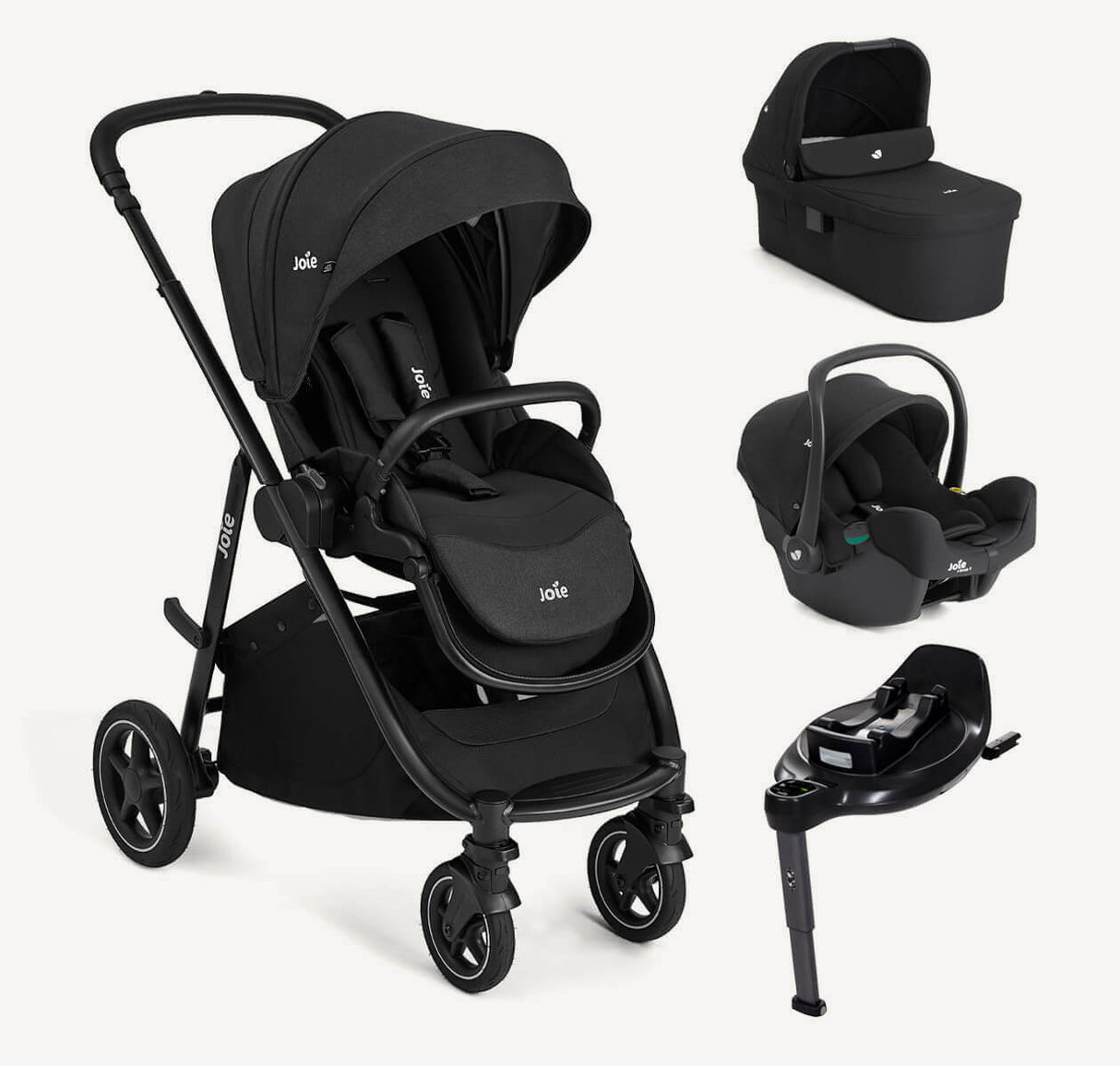 Joie Versatrax On The Go Encore Travel System Bundle - Raven