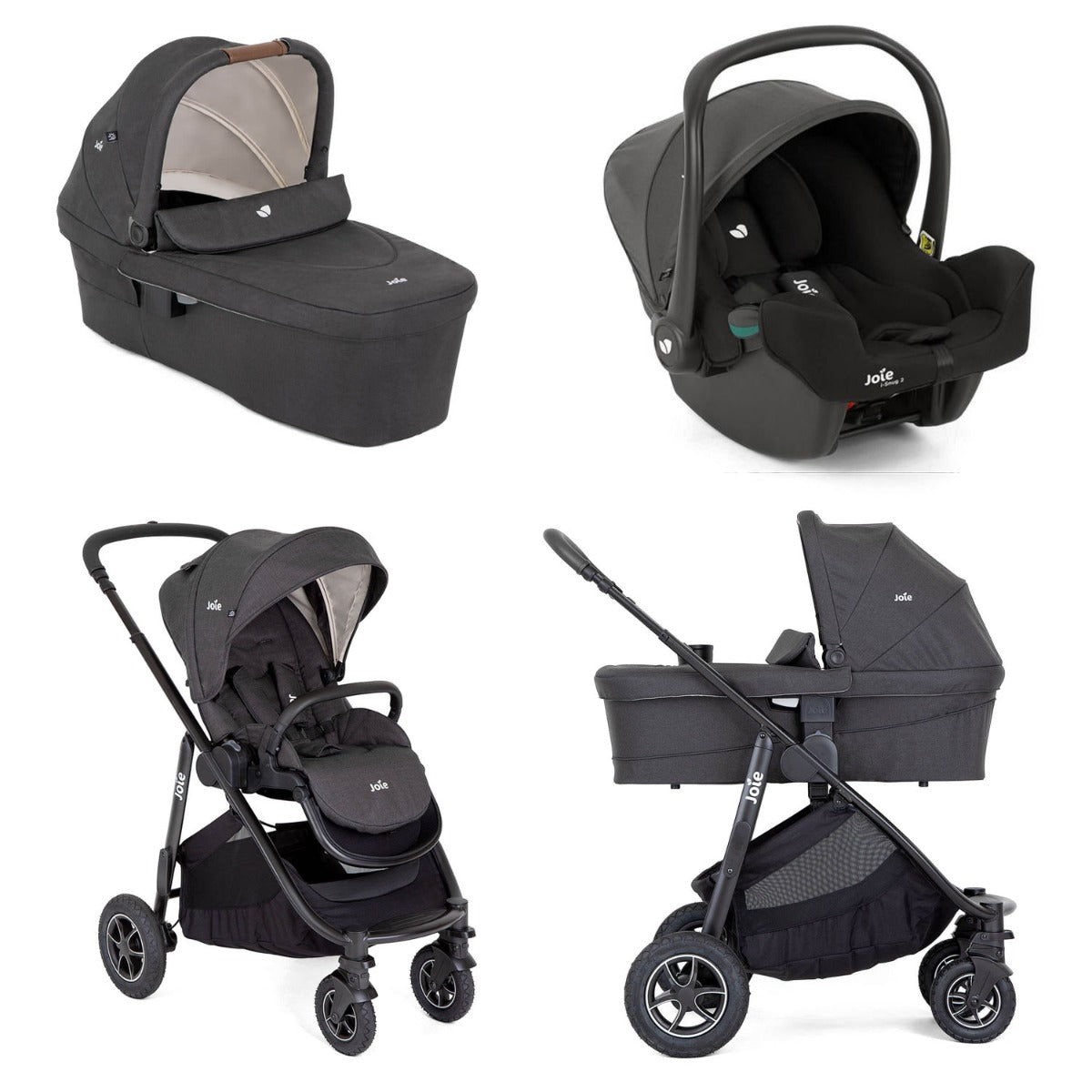 Joie Versatrax + i-Snug 2 Travel System Bundle - Shale 1