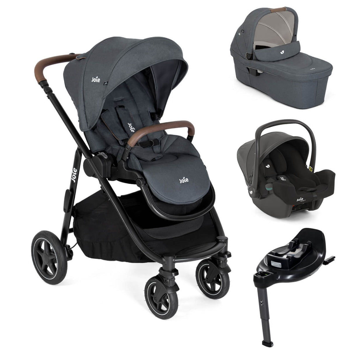 Joie Versatrax On The Go Encore Travel System Bundle - Moonlight 1