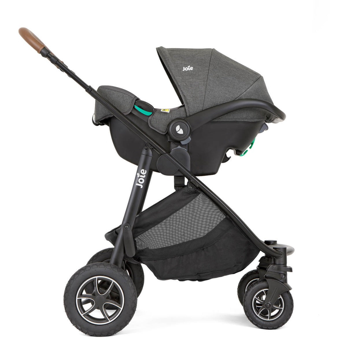 Joie Versatrax Trio On The Go Encore Travel System Bundle - Shell Grey 12