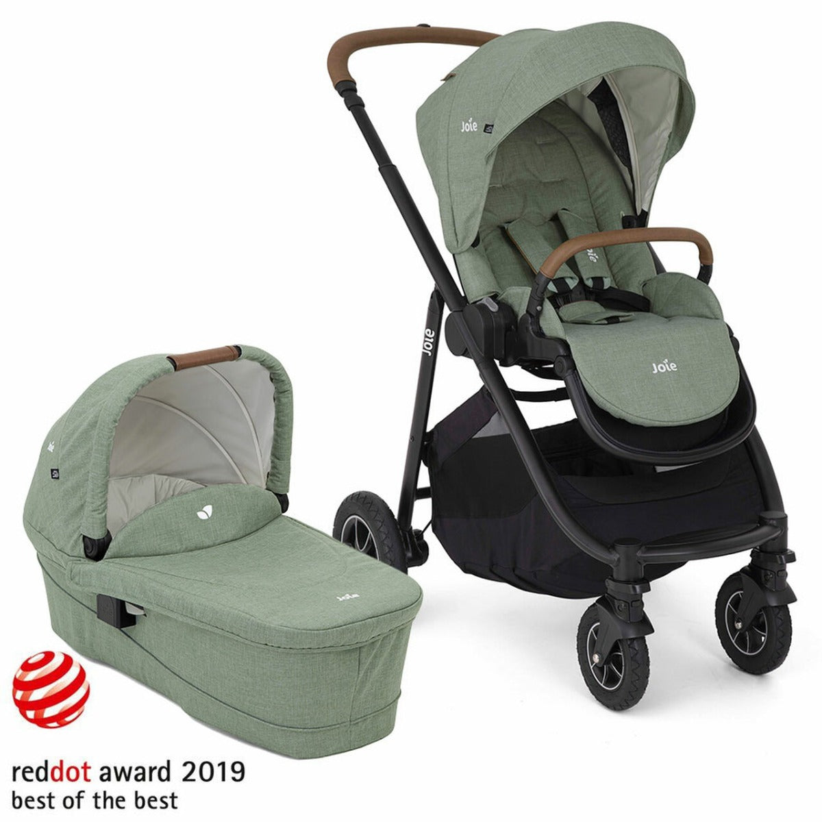 Joie Versatrax On The Go Encore Travel System Bundle - Laurel 12