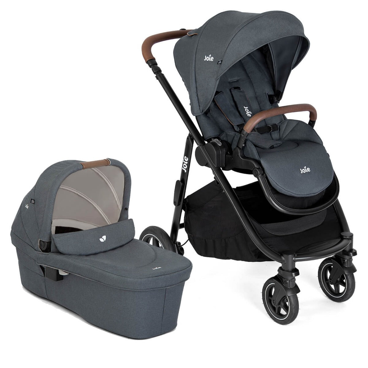 Joie Versatrax with Ramble XL Carrycot - Moonlight 1