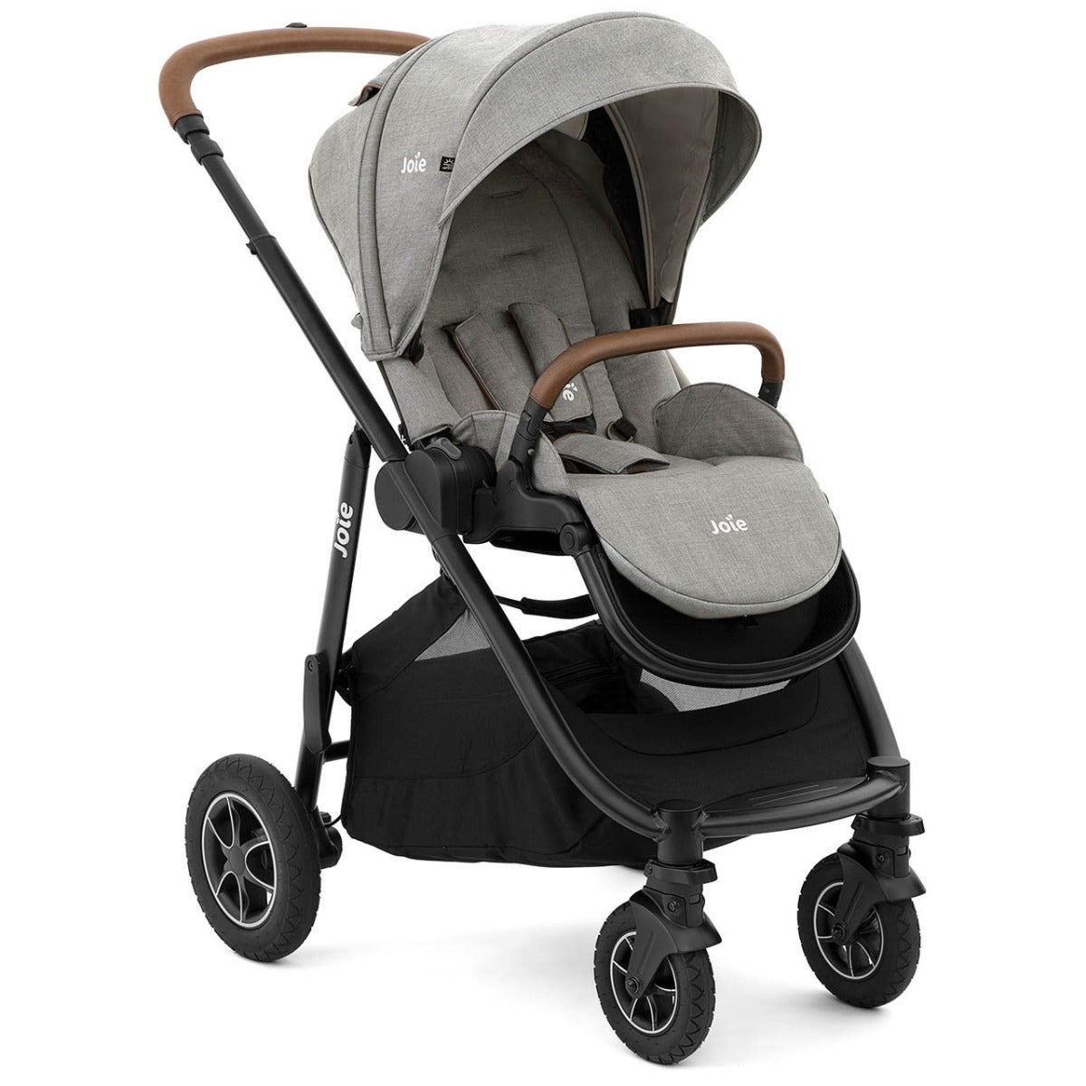 Joie Versatrax with Ramble XL Carrycot - Pebble 8