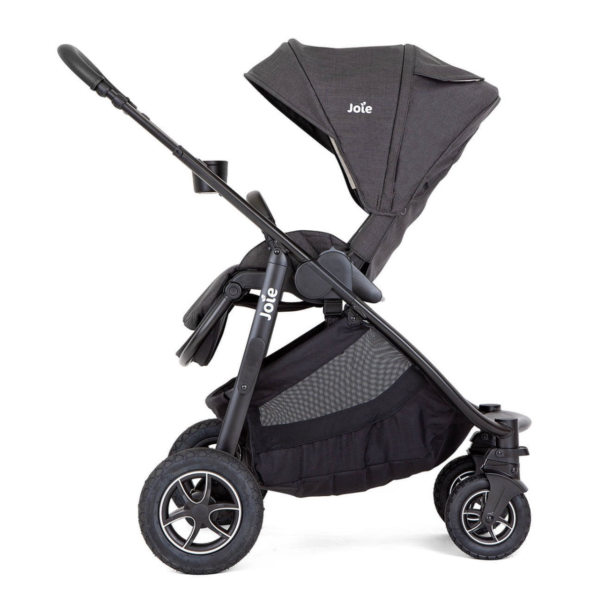 Joie Versatrax with Ramble XL Carrycot - Shale 11