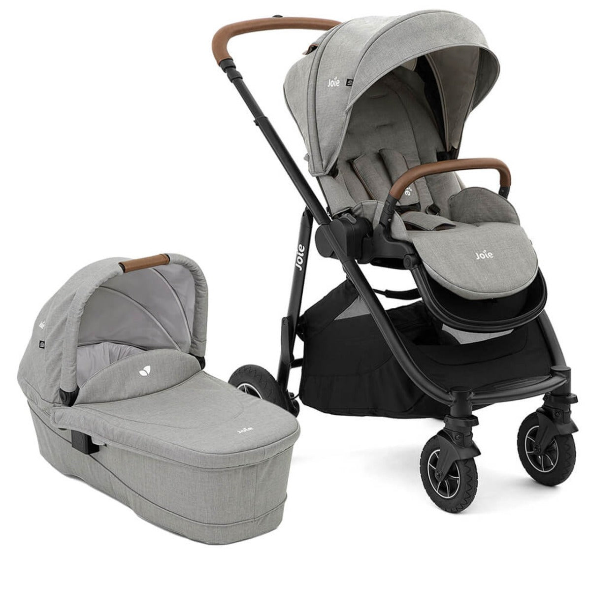 Joie Versatrax On The Go Encore Travel System Bundle - Pebble 2