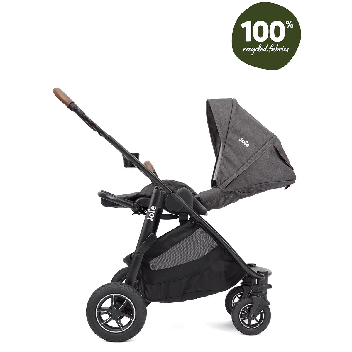 Joie Versatrax Trio On The Go Encore Travel System Bundle - Shell Grey 20